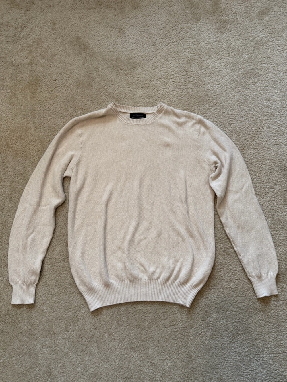 Zara Man Basic Crewneck Sweater